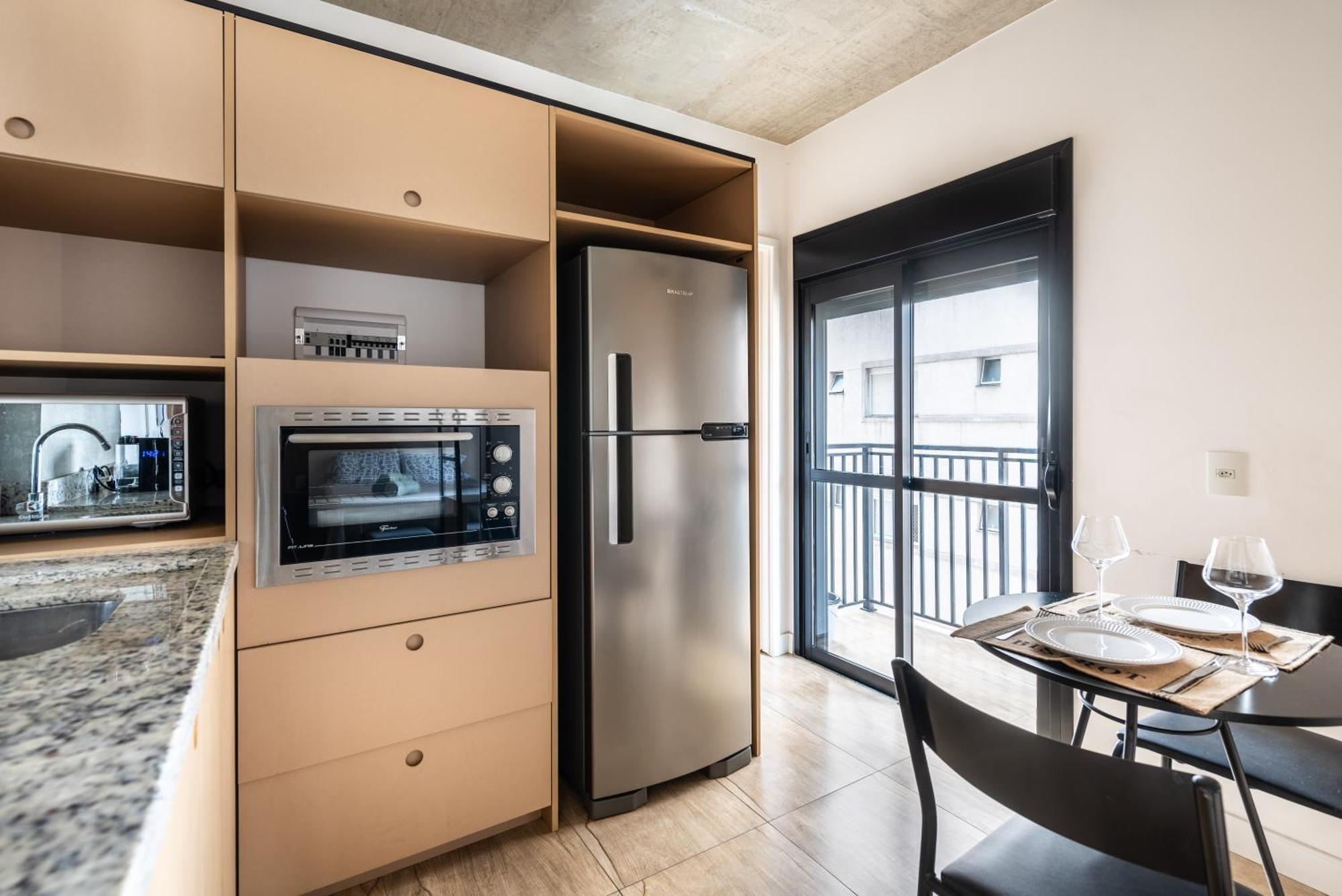 83 New Studio Next Paulista Av, Fast Wifi And Balcony São Paulo Exteriör bild